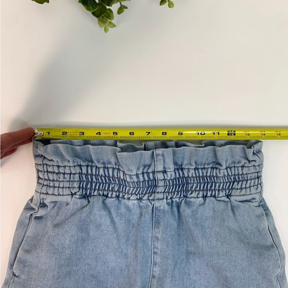 PacSun Women’s Paperbag Waist High Rise Mom Shorts Size M Medium - Picture 8 of 11